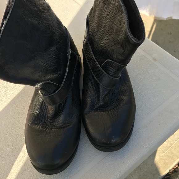 Girls leather gap boot - Picture 3 of 5